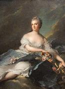 Jjean-Marc nattier Portrait of Baronne Rigoley d'Ogny as Aurora, oil